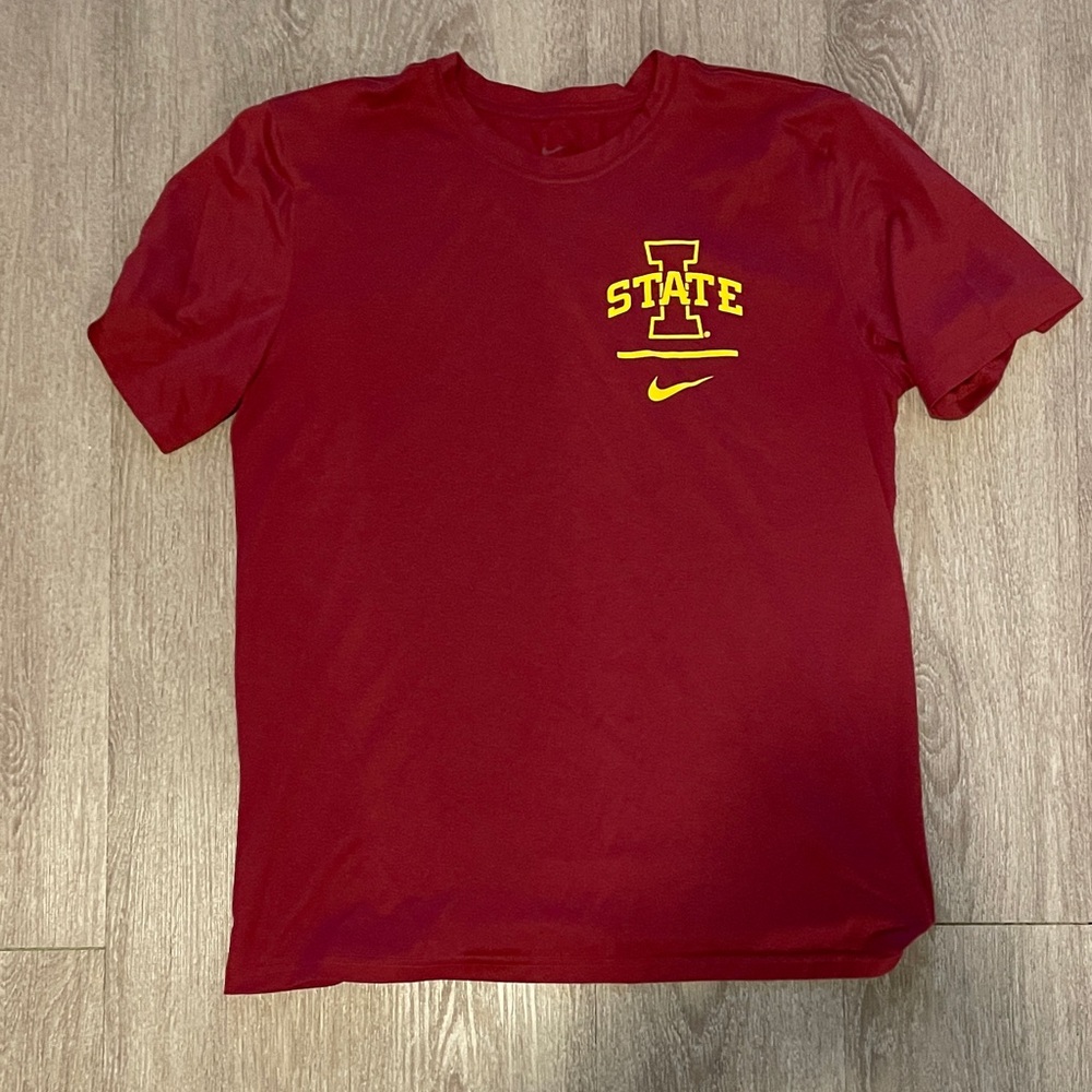 Nike Red Iowa State Short Sleeve Performance Tee